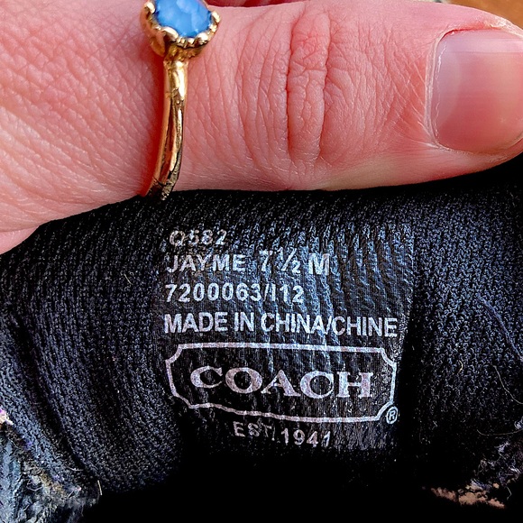 Coach Jayme Signature Sneakers - Picture 2 of 9